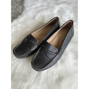 Naturalizer N5 Comfort KEIFER 6 M Driving‎ Walking Loafers Black Preowned